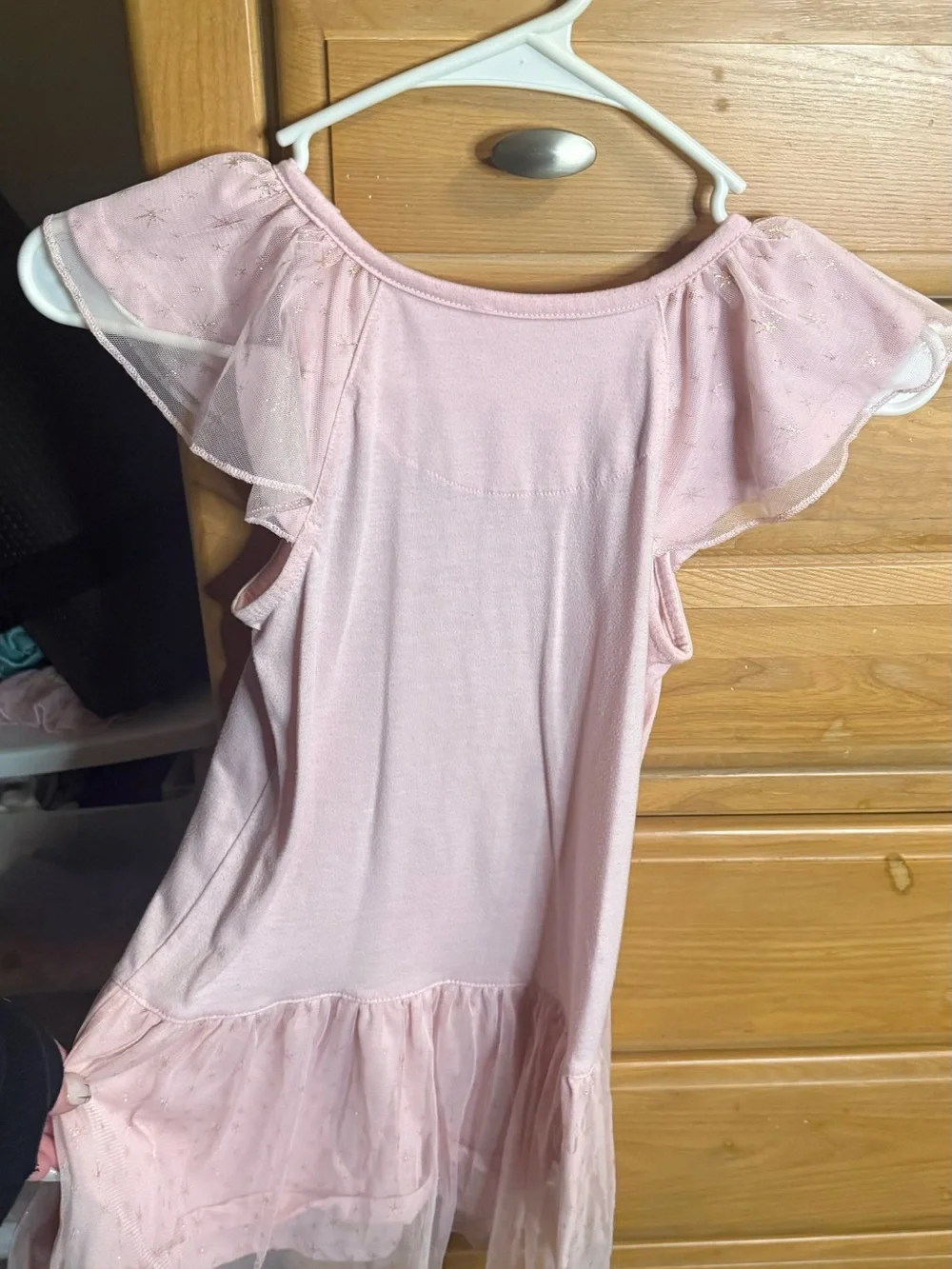 Disney Pink Princess Graphic Tee with Coral Print - Picture 3 of 4